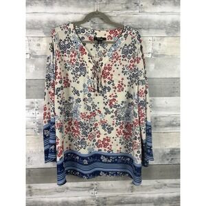 Style & Co Women's 3X Long Sleeve Boho Blouse